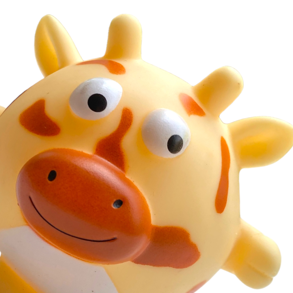 Talking Dog Club Giraffe Bouncy Ball Toy for Dogs (Orange) Dogs-Toys Talking Dog Club Dropship