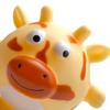 Talking Dog Club Giraffe Bouncy Ball Toy for Dogs (Orange) Dogs-Toys Talking Dog Club Dropship