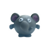Talking Dog Club Elephant Bouncy Ball Toy for Dogs (Grey) Dogs-Toys Talking Dog Club Dropship 10.5cm