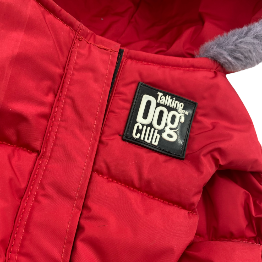 Talking Dog Club Bomber Jacks Hoodies for Dogs (Red) Dogs-Clothing & Accessories Talking Dog Club Dropship