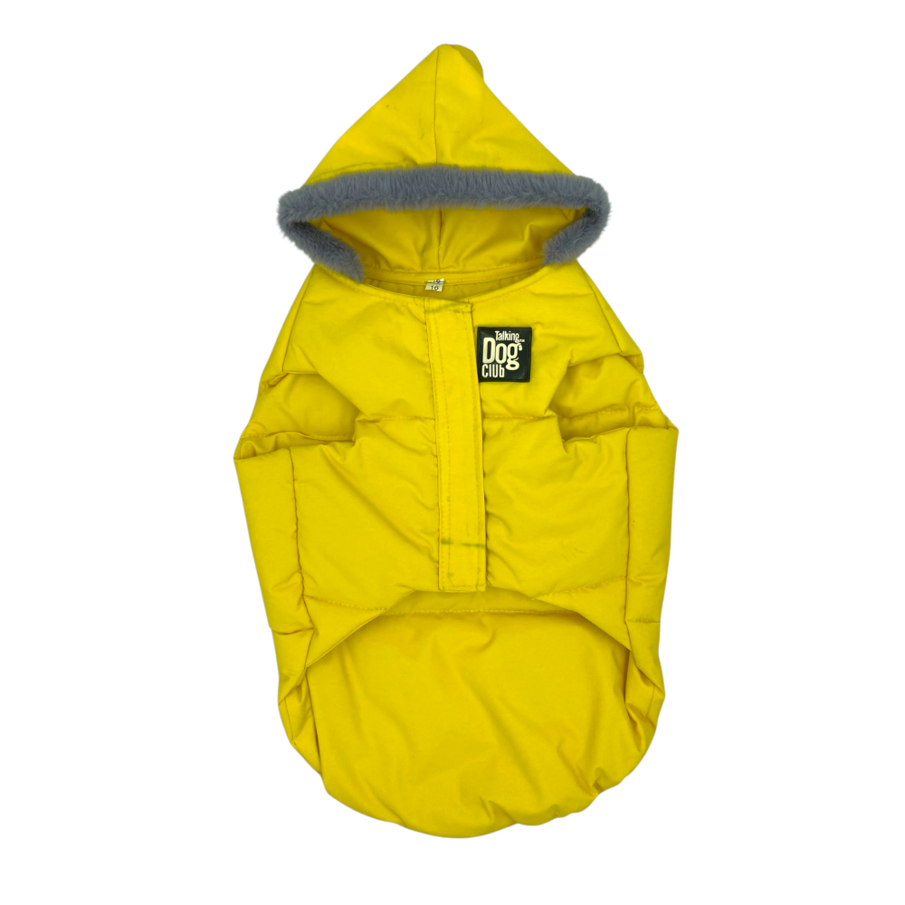Talking Dog Club Bomber Jacks Hoodies for Dogs (Yellow)