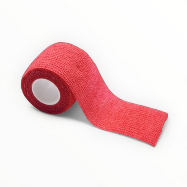 Talking Dog Club Self Adhesive Paws Wraps for Dogs (Red)