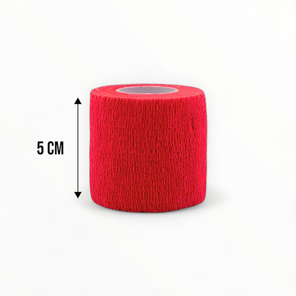 Talking Dog Club Self Adhesive Paws Wraps for Dogs (Red)