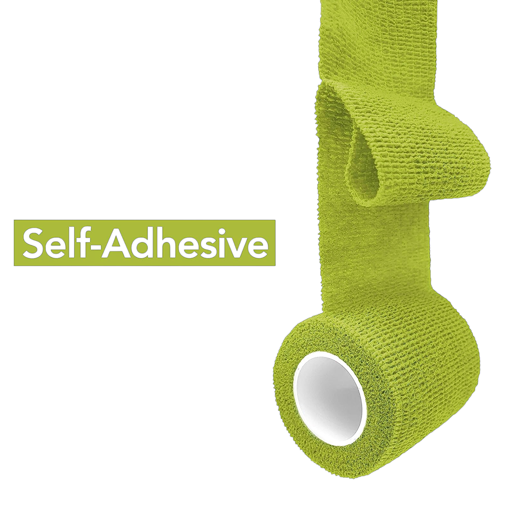 Talking Dog Club Self Adhesive Paws Wraps for Dogs (Neon Green) Dogs-Clothing & Accessories Talking Dog Club Dropship
