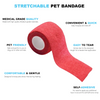 Talking Dog Club Self Adhesive Paws Wraps for Dogs (Red) Dogs-Clothing & Accessories Talking Dog Club Dropship