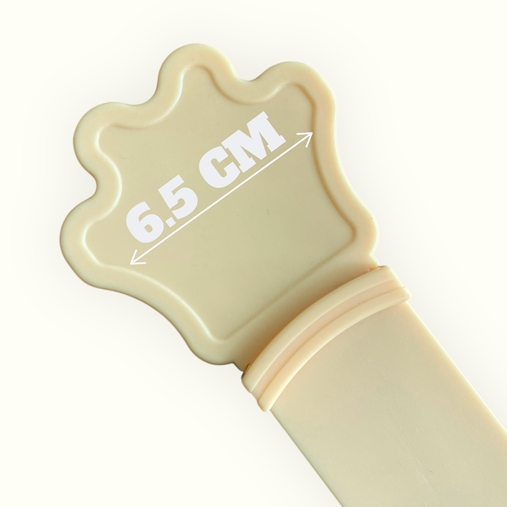 Talking Dog Club Wet Treat Dispenser Feeding Spoon for Dogs and Cats (Pale Yellow) Both-Bowls & Feeders Talking Dog Club Dropship