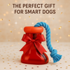 Talking Dog Club Big Boot Rubber and Rope Chew Treat Dispensing Toy for Dogs (Red) Dogs-Toys Talking Dog Club Dropship
