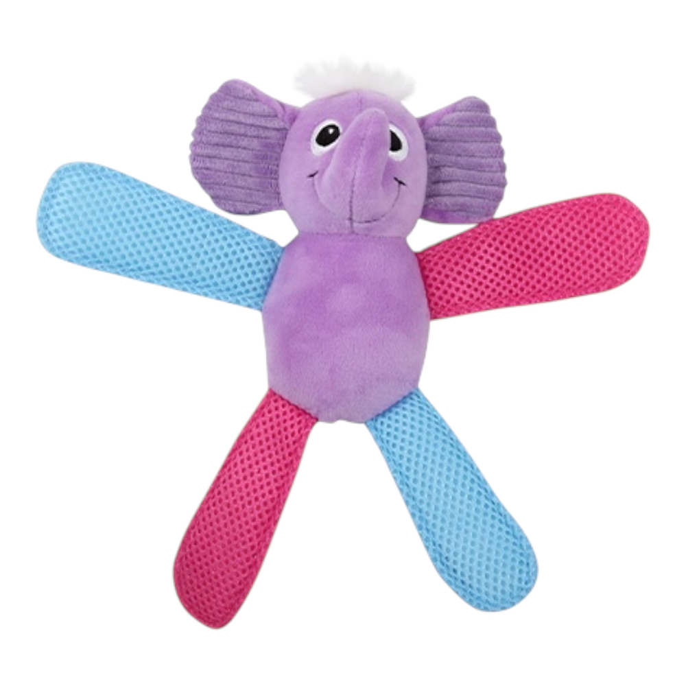 Talking Dog Club Baby Elephant Plush Toy for Dogs (Purple) Dogs-Toys Talking Dog Club Dropship 25cm