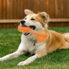 Talking Dog Club Rubber Bone Treat Dispenser Toy for Dogs (Yellow) Dogs-Bowls & Feeders Talking Dog Club Dropship