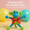 Talking Dog Club Monkey on Ropes with Multiple Squeaker Toy for Dogs (Pink) Dogs-Toys Talking Dog Club Dropship