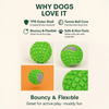 Talking Dog Club TRP Bounce Ball with Tennis Ball Toy for Dogs (Green) Dogs-Toys Talking Dog Club Dropship