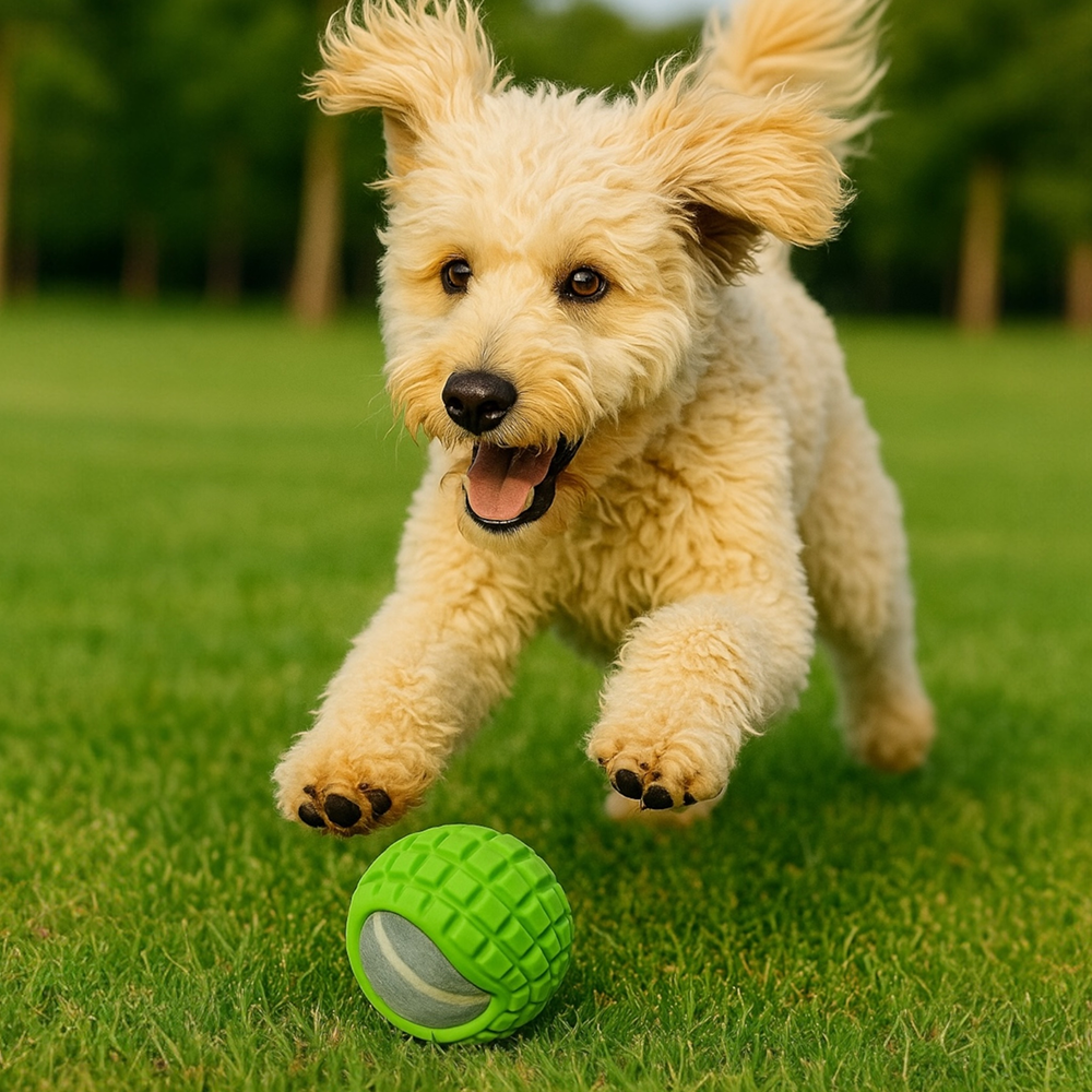 Talking Dog Club TRP Bounce Ball with Tennis Ball Toy for Dogs (Green) Dogs-Toys Talking Dog Club Dropship