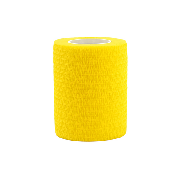 Talking Dog Club Self Adhesive Paws Wraps for Dogs (Yellow)