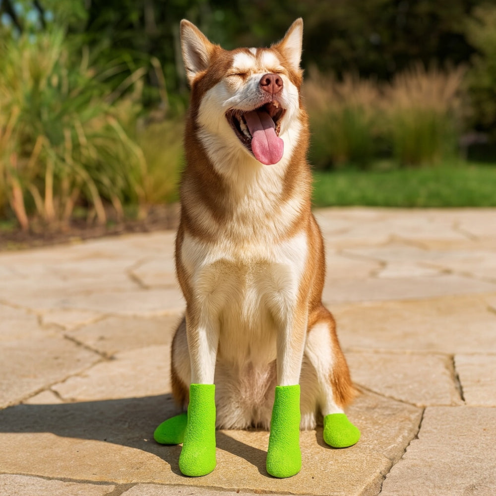 Talking Dog Club Self Adhesive Paws Wraps for Dogs (Neon Green) Dogs-Clothing & Accessories Talking Dog Club Dropship