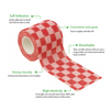 Talking Dog Club Self Adhesive Paws Wraps for Dogs (Red and White) Dogs-Clothing & Accessories Talking Dog Club Dropship