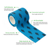 Talking Dog Club Self Adhesive Paws Wraps for Dogs (Blue Fish) Dogs-Clothing & Accessories Talking Dog Club Dropship