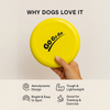 Talking Dog Pop Light weight Frisbee Toy for Dogs (Yellow) Dogs-Toys Talking Dog Club Dropship