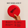 Talking Dog Pop Light weight Frisbee Toy for Dogs (Red) Dogs-Toys Talking Dog Club Dropship