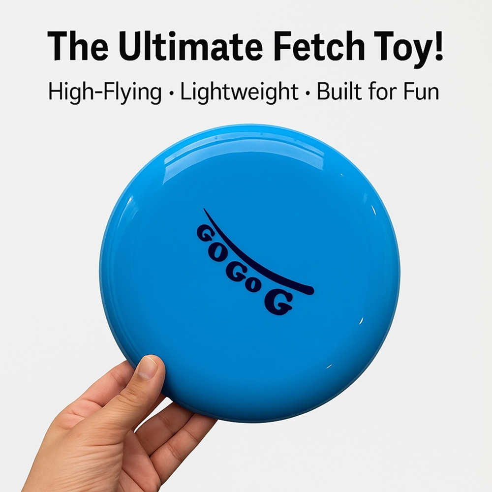Talking Dog Pop Light weight Frisbee Toy for Dogs (Blue) Dogs-Toys Talking Dog Club Dropship