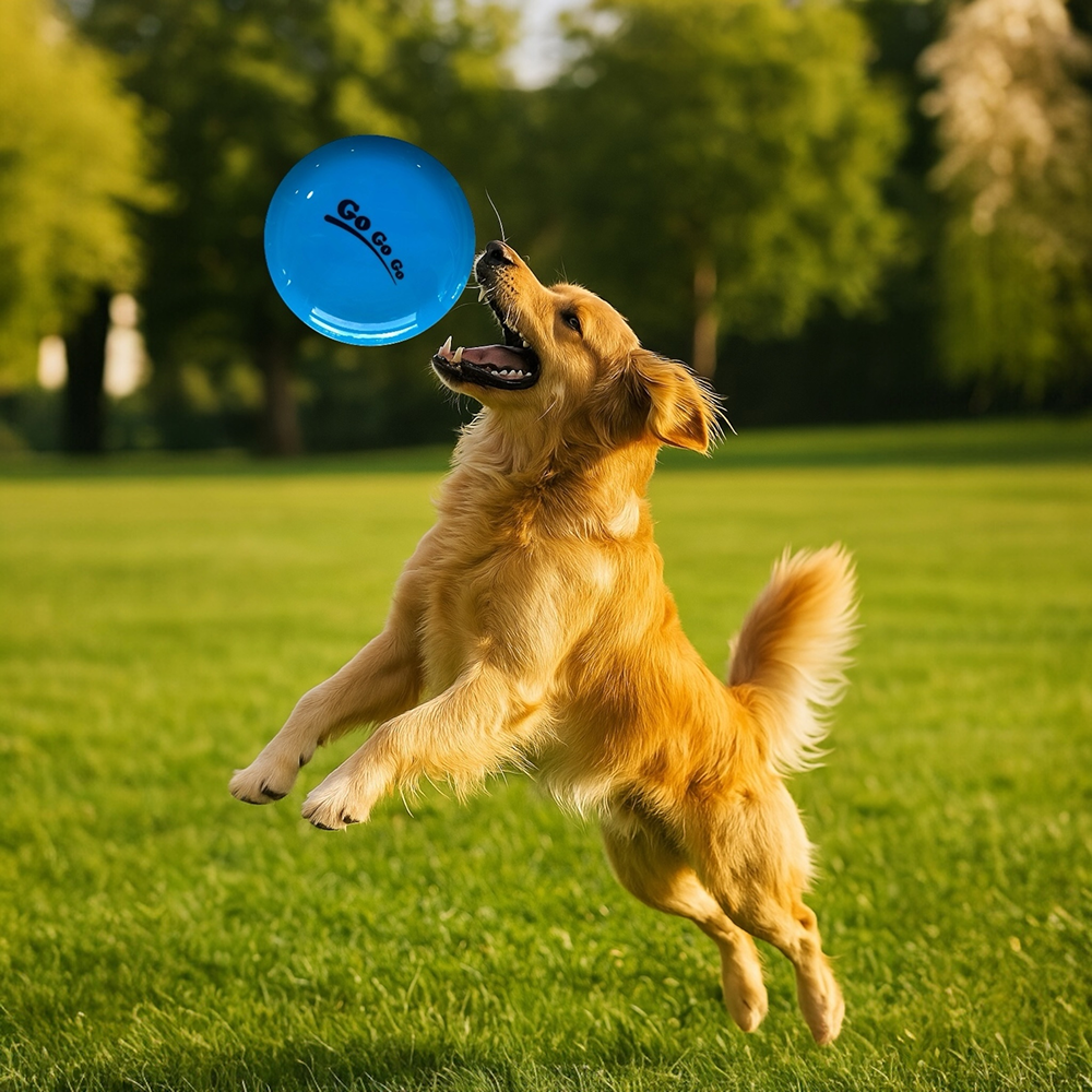 Talking Dog Pop Light weight Frisbee Toy for Dogs (Blue) Dogs-Toys Talking Dog Club Dropship