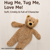 Talking Dog Club Teddy Bear Plush Crinkle Toy for Dogs (Brown) Dogs-Toys Talking Dog Club Dropship