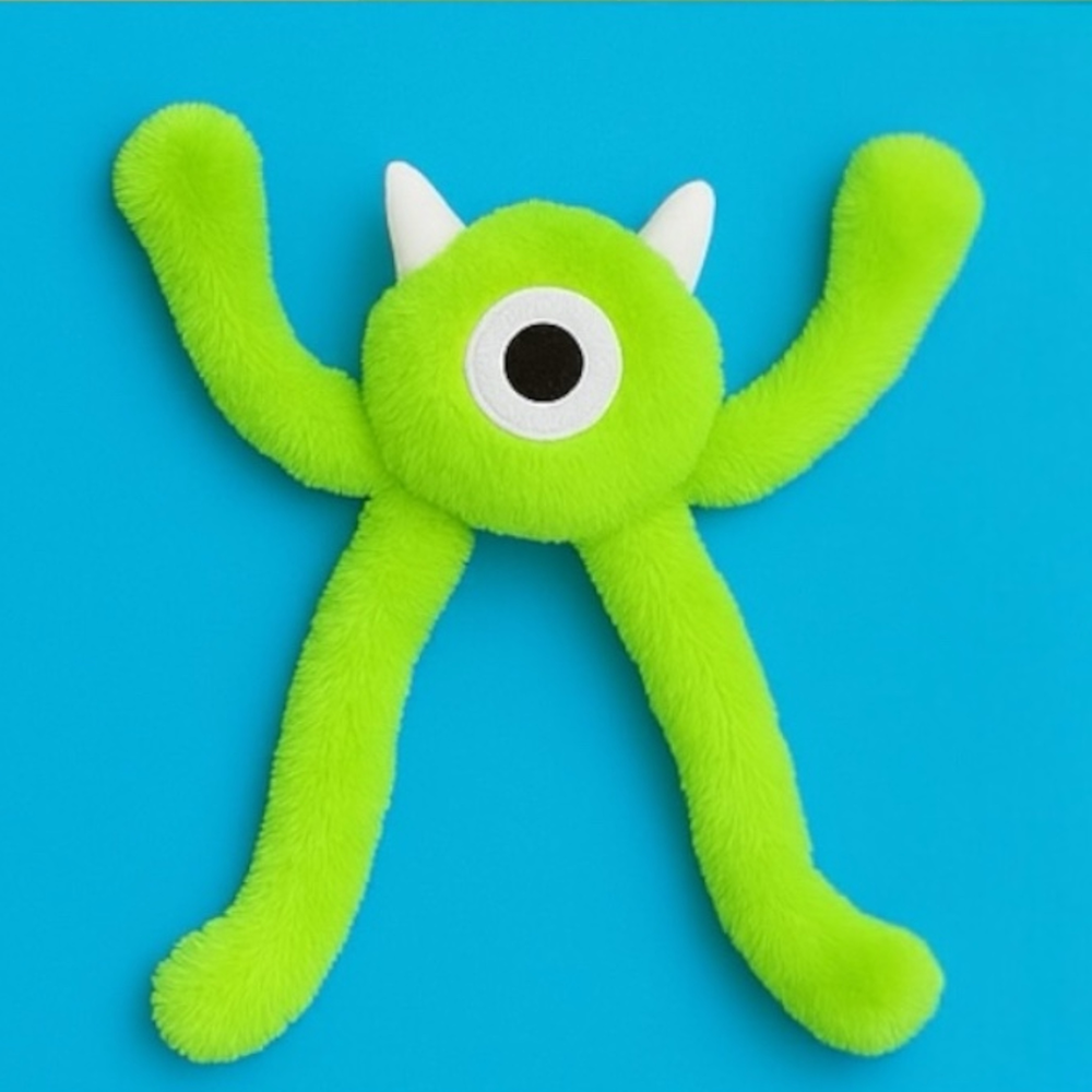 Talking Dog Club Bouncing Monster Tug Toy for Dogs (Green) Dogs-Toys Talking Dog Club Dropship 33cm