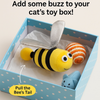 Talking Dog Club Shake a Bee Vibrating Catnip Toy for Cats (Yellow and Black) Cats-Toys Talking Dog Club Dropship