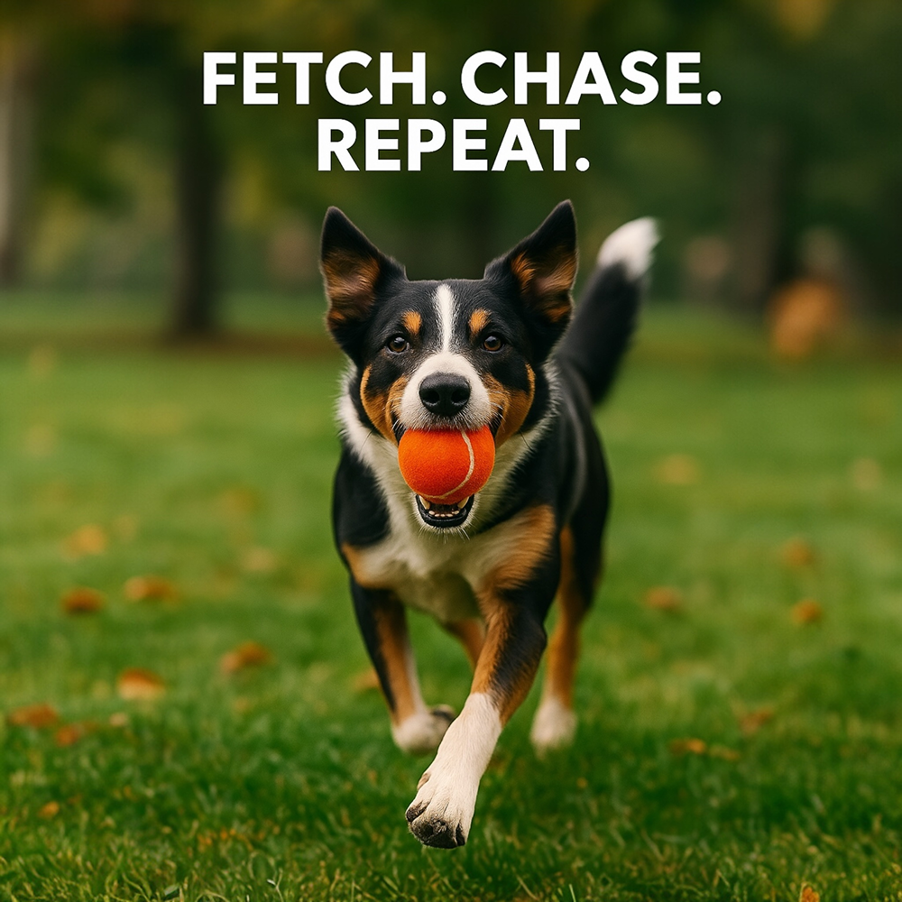 Talking Dog Club Tennis Ball Toy for Dogs (Orange) Dogs-Toys Talking Dog Club Dropship