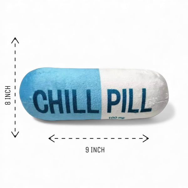 Talking Dog Chill Pill Plush Toy for Dogs (Blue)