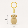 Talking Dog Club Sitting Dog Hair Keepsake Capsule Key Chain Pet Parent-Gifting & Merch Talking Dog Club Dropship