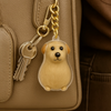 Talking Dog Club Sitting Dog Hair Keepsake Capsule Key Chain Pet Parent-Gifting & Merch Talking Dog Club Dropship