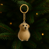 Talking Dog Club Sitting Dog Hair Keepsake Capsule Key Chain Pet Parent-Gifting & Merch Talking Dog Club Dropship
