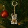 Talking Dog Club French Bulldog Hair Keepsake Capsule Key Chain Pet Parent-Gifting & Merch Talking Dog Club Dropship