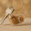 Talking Dog Club Resting Cat Hair Keepsake Capsule Key Chain Pet Parent-Gifting & Merch Talking Dog Club Dropship