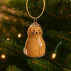 Talking Dog Club Sitting Cat Hair Keepsake Capsule Key Chain Pet Parent-Gifting & Merch Talking Dog Club Dropship