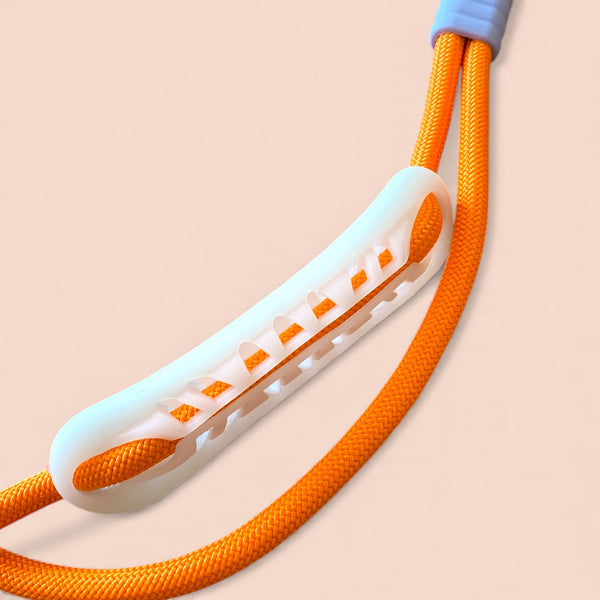 Talking Dog Club Extra Strong Vivid Handle Leash for Dogs (Orange/Purple)