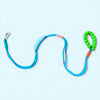 Talking Dog Club Extra Strong Vivid Handle Leash for Dogs (Blue/Green) Dogs-Collar, Leashes, harnesses Talking Dog Club Dropship 5 FT