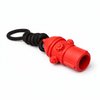 Talking Dog Club Sturdy Fire Hydrant Rubber & Rope Toy for Dogs (Red) Dogs-Toys Talking Dog Club Dropship