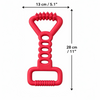 Talking Dog Club Tug Off Natural Rubber Chew Toy for Dogs (Red) Dogs-Toys Talking Dog Club Dropship
