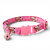 Talking Dog Club Everyday Collar with Fox Bell for Cats (Pink) Cats-Collar, Leashes, harnesses Talking Dog Club Dropship 25x10cm