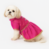 Pawsindia Traditional Royal Brocade Dress for Dogs (Pink) Dogs-Clothing & Accessories Pawsindia Dropship M