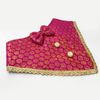 PawsIndia Traditional Royal Brocade Tuxedo for Dogs and Cats (Pink) Both-Clothing & Accessories Pawsindia Dropship M