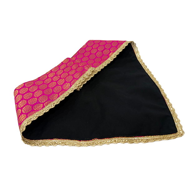 PawsIndia Traditional Royal Brocade Tuxedo for Dogs and Cats (Pink)