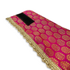 PawsIndia Traditional Royal Brocade Tuxedo for Dogs and Cats (Pink) Both-Clothing & Accessories Pawsindia Dropship
