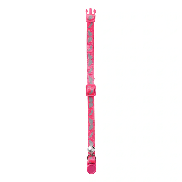 Basil Printed Collar for Cats & Puppies (Pink)