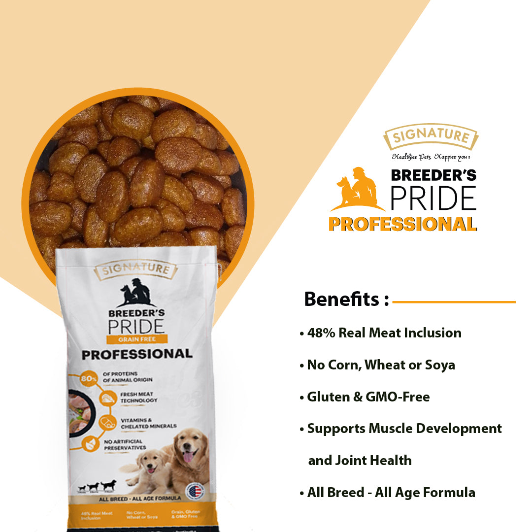 Signature Grain Free Pride Professional Breeder's All Breeds Dog Dry Food Dogs- Dry Food Signature