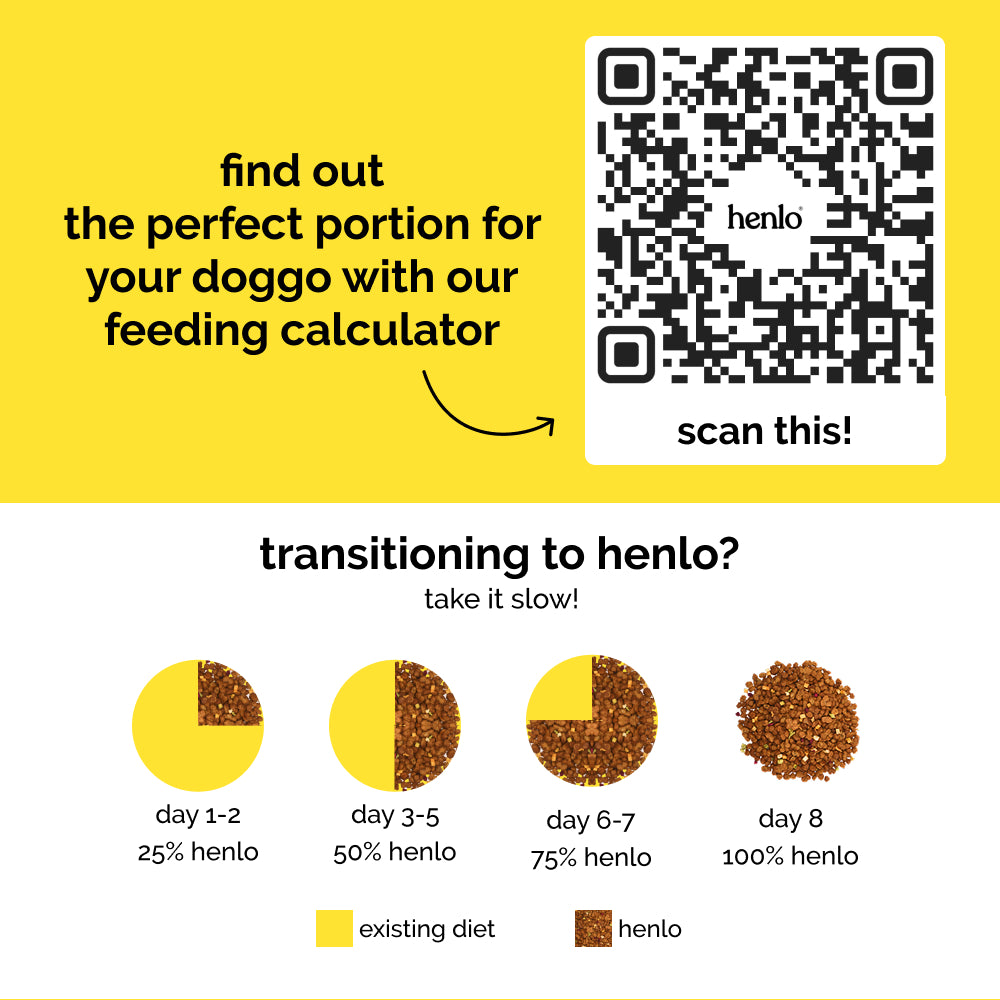 Henlo Chicken & Vegetable Baked Puppy Dog Dry Food | 100% Human Grade Ingredients