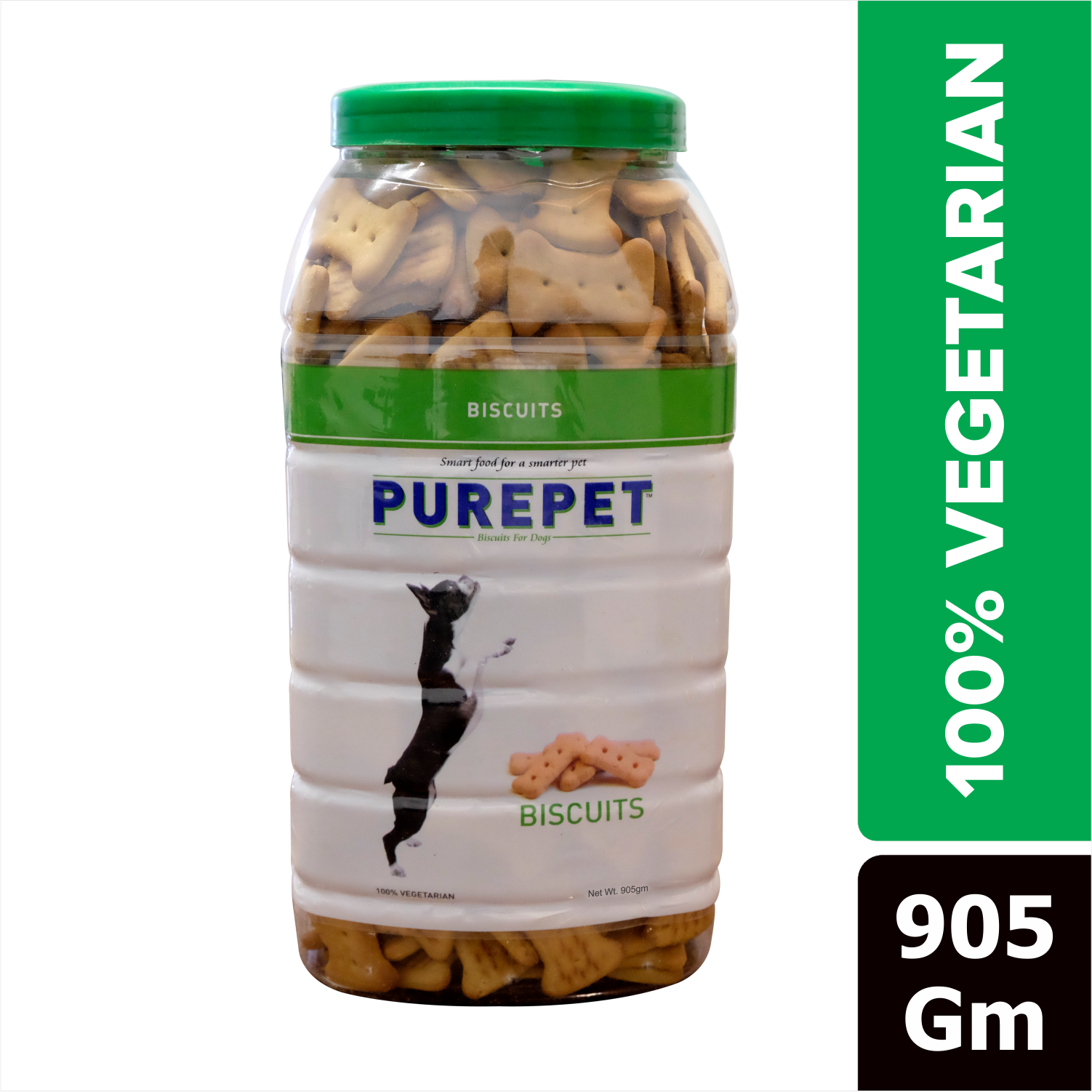Purepet 100% Vegeterian Biscuit Dog Treats Dog Treats + Others Purepet 905g