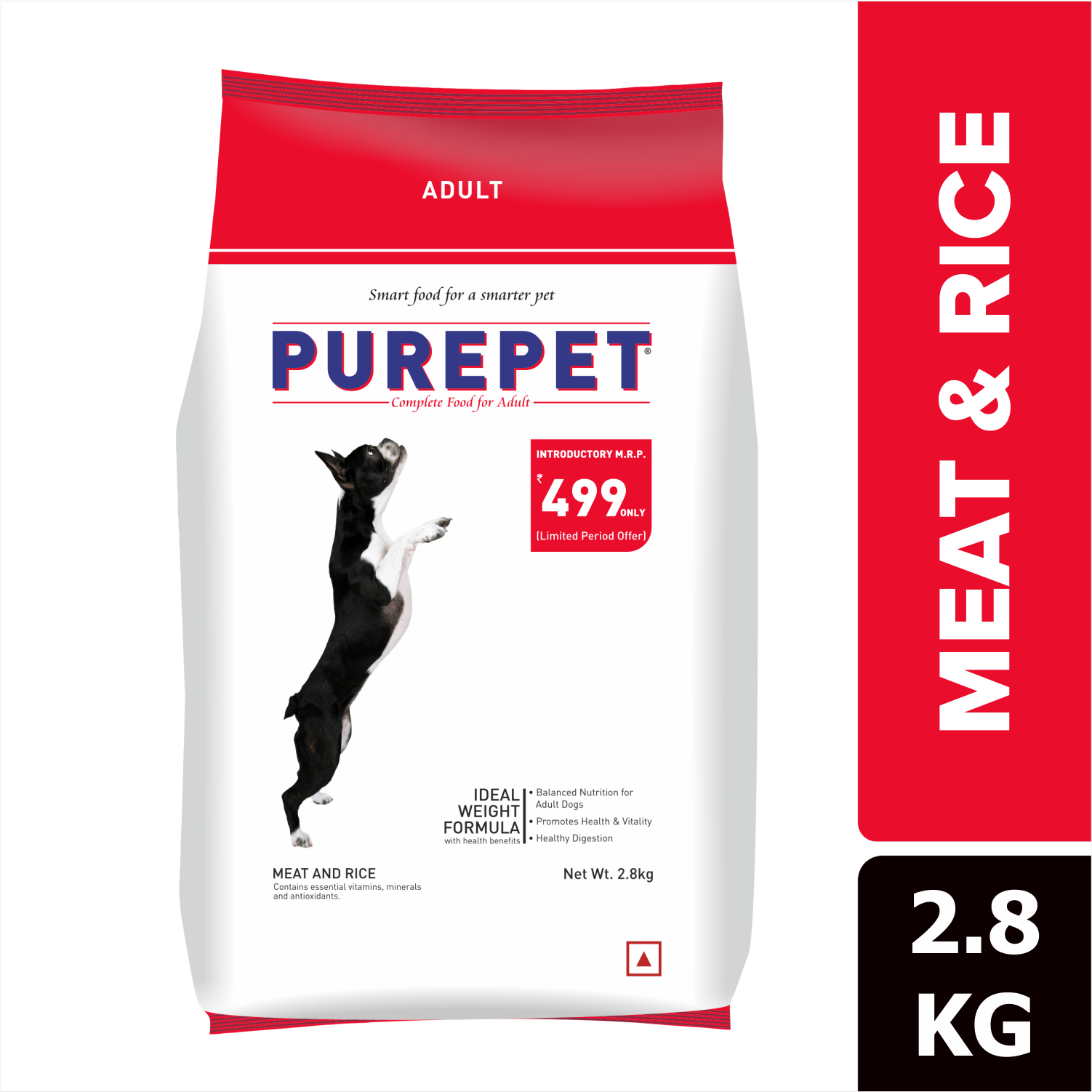 Purepet Meat and Rice Adult Dry Dog Food