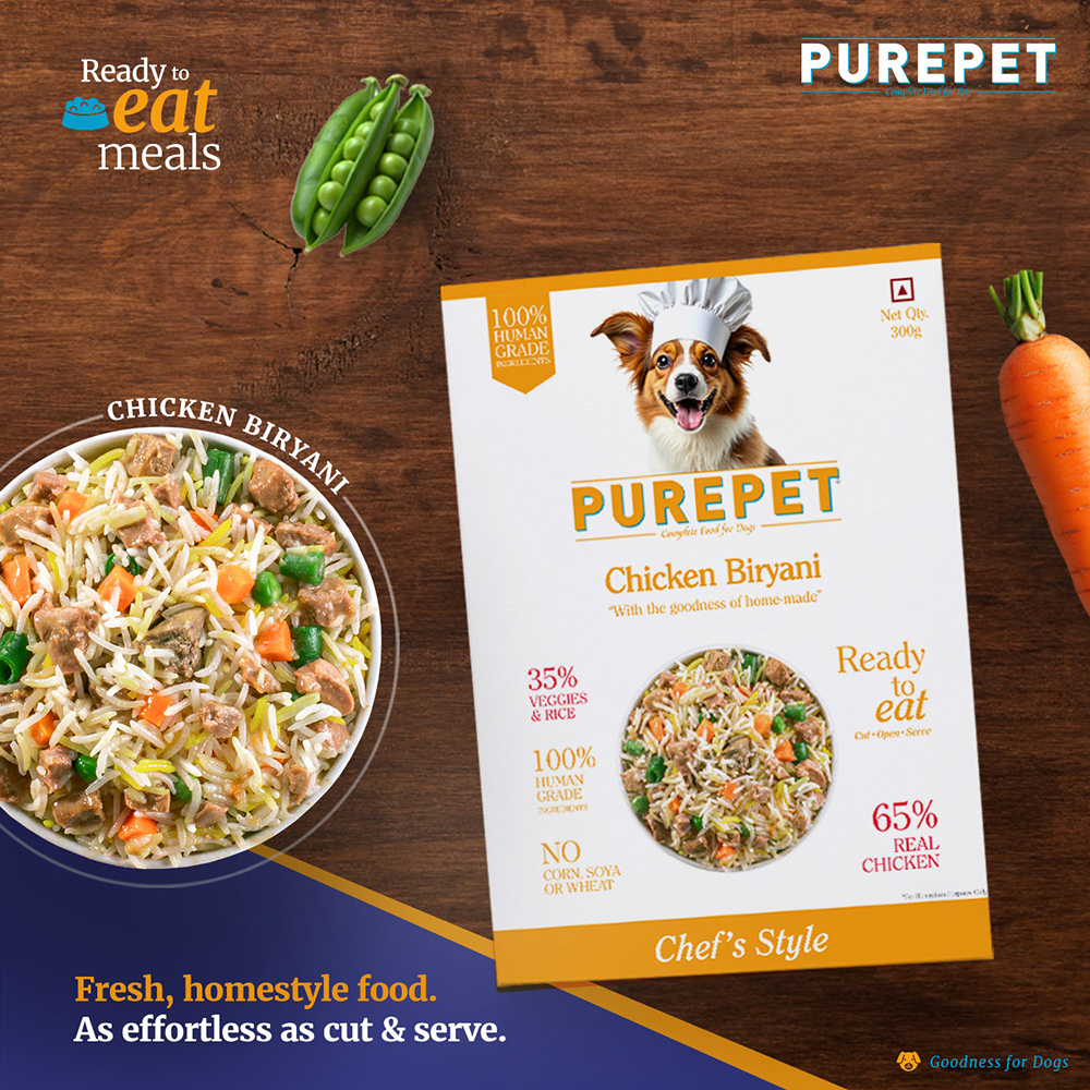 Purepet Chicken Biryani Fresh Food For Dogs Dogs-Wet Food Purepet
